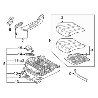 Genesis OE - Front Left Seat Cushion Foam