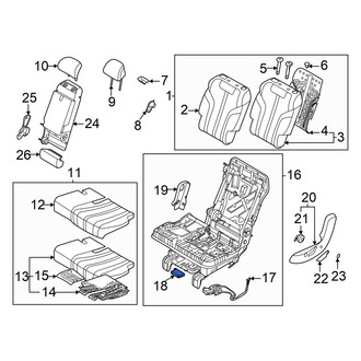 Genesis OE - Center Left Seat Heater Control Module