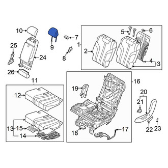 Genesis OE - Center Left Outer Headrest