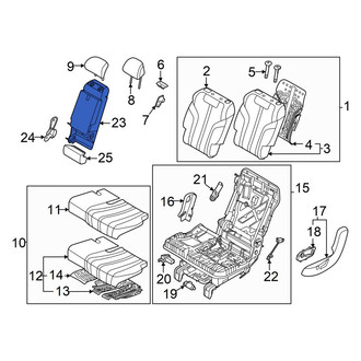 Genesis OE - Center Seat Armrest