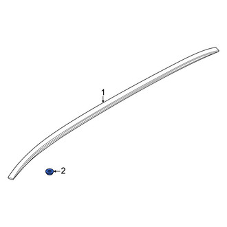 Genesis OE - Roof Luggage Carrier Side Rail Nut