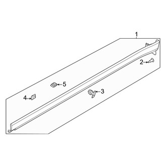 Genesis OE - Pillars, Rocker & Floor - Exterior Trim