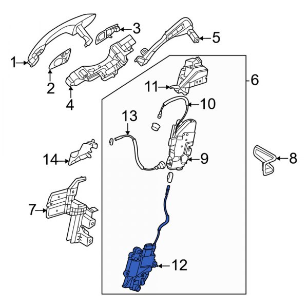 Door Lock Actuator Motor