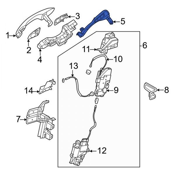 Exterior Door Handle Reinforcement