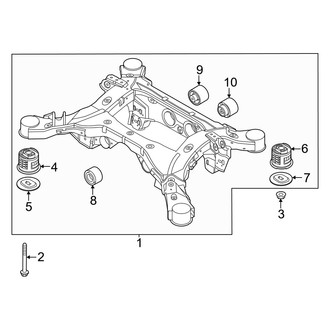 Genesis OE - Rear Suspension - Suspension Mounting (3.5L)