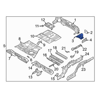Genesis OE - Rear Right Rearward Floor Extension