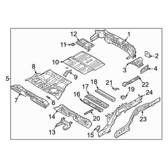 Genesis OE - Rear Body & Floor - Floor & Rails