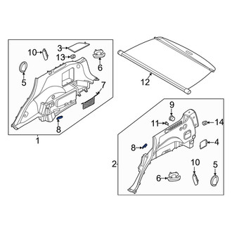 Genesis OE - Rear Seat Belt Guide
