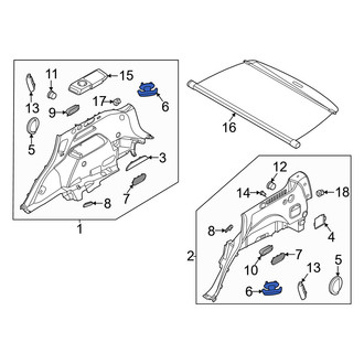 Genesis OE - Rear Rearward Tie Down Hook