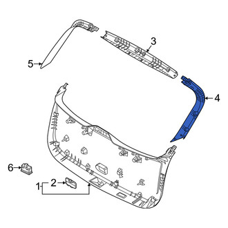 Genesis OE - Rear Right Liftgate Trim