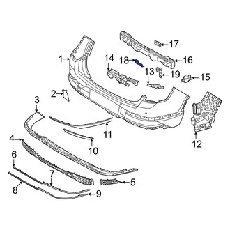 Genesis OE - Lower Bumper Impact Bar Bracket