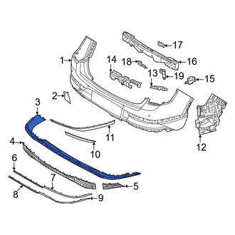 Genesis OE - Rear Lower Bumper Cover