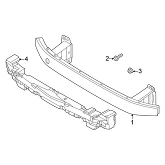 Genesis OE - Front Bumper & Grille - Bumper & Components (Impact Bar)