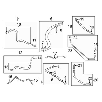 Genesis OE - Cooling - Radiator Hoses (MILD HYBRID EV-GAS (MHEV))