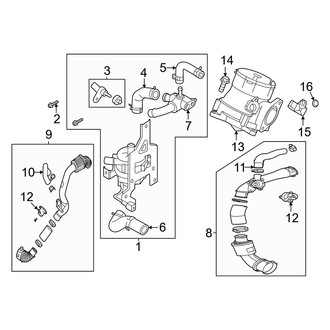 Genesis OE - Cooling - Ducts & Hoses (MILD HYBRID EV-GAS (MHEV))