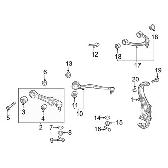 Genesis OE - Front Suspension - Suspension Components