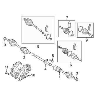 Genesis OE - Front Suspension - Carrier & Front Axles (Base MILD HYBRID EV-GAS (MHEV))