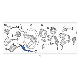 Genesis OE - Front Steering Wheel Back Cover