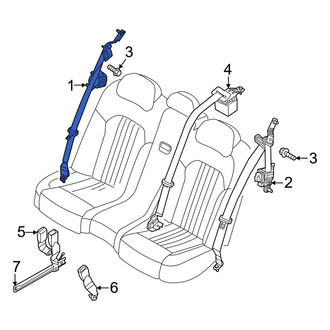 Genesis OE - Rear Right Seat Belt Lap and Shoulder Belt