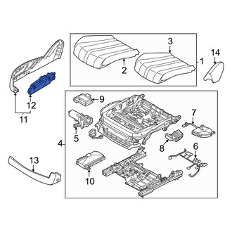 Genesis OE - Front Left Power Seat Switch