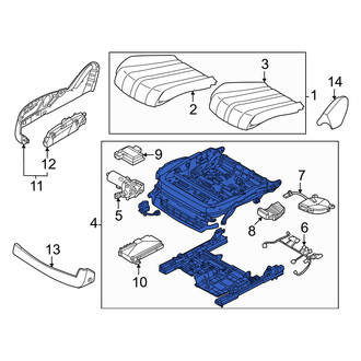 Genesis OE - Front Right Seat Track