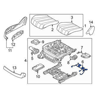 Genesis OE - Front Right Power Seat Wiring Harness