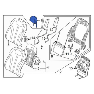 Genesis OE - Front Right Headrest
