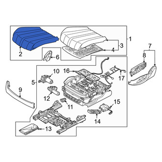 Genesis OE - Front Left Seat Cover