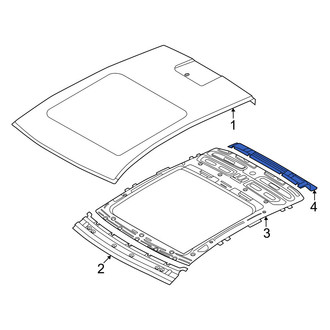 Genesis OE - Rear Roof Header Panel