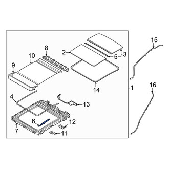 Genesis OE - Sunroof Guide Jaw