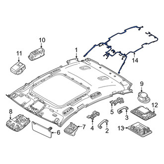 Genesis OE - Sunroof Wiring Harness