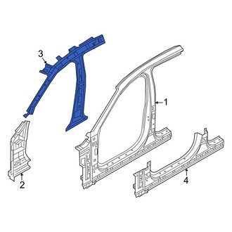 Genesis OE - Left Inner Body B-Pillar