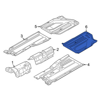Genesis OE - Rear Left Floor Pan Splash Shield