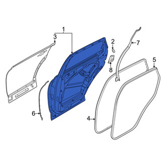 Genesis OE - Rear Left Door Shell