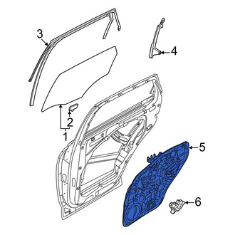 Genesis OE - Rear Left Door Panel Carrier