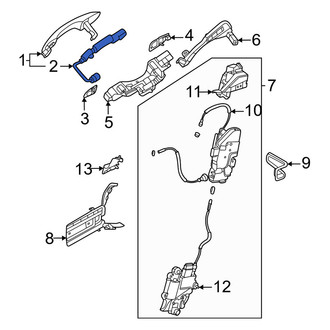 Genesis OE - Front Left Door Handle Touch Sensor