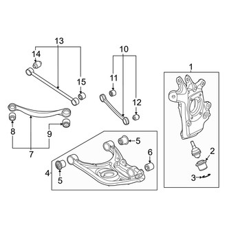 Genesis OE - Rear Suspension - Suspension Components