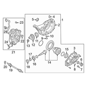 Genesis OE - Rear Suspension - Axle & Differential