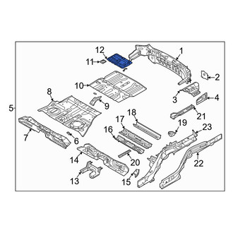 Genesis OE - Rear Battery Tray
