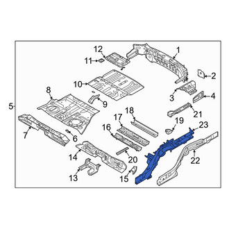 Genesis OE - Rear Left Inner Frame Side Member