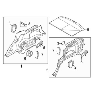 Genesis OE - Rear Body & Floor - Interior Trim (Side Trim)