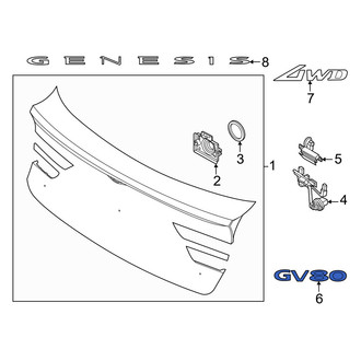 Genesis OE - Rear Hatch Emblem