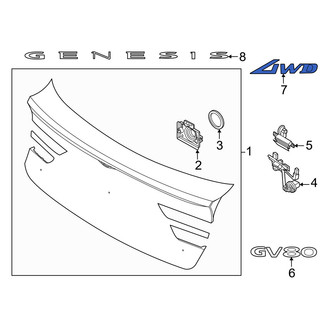 Genesis OE - Rear Hatch Emblem