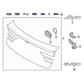Genesis OE - Rear Hatch Emblem