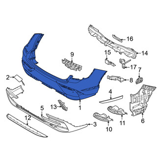 Genesis OE - Rear Upper Bumper Cover