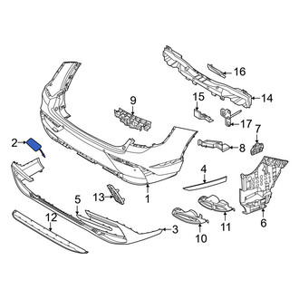Genesis OE - Rear Tow Eye Cap