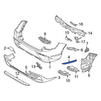 Genesis OE - Rear Left Bumper Trim