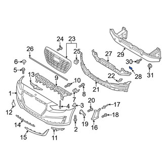 Genesis OE - Bumper Impact Absorber Nut