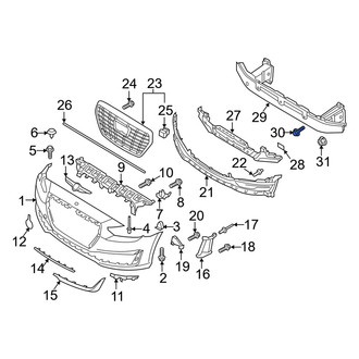 Genesis OE - Bumper Impact Bar Bolt