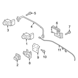 Genesis OE - Front Bumper & Grille - Electrical Components